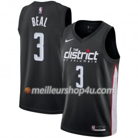 Maillot Basket Homme Washington Wizards Bradley Beal 3 2018-19 Nike City Edition Noir Swingman